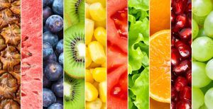los colores de los alimentos